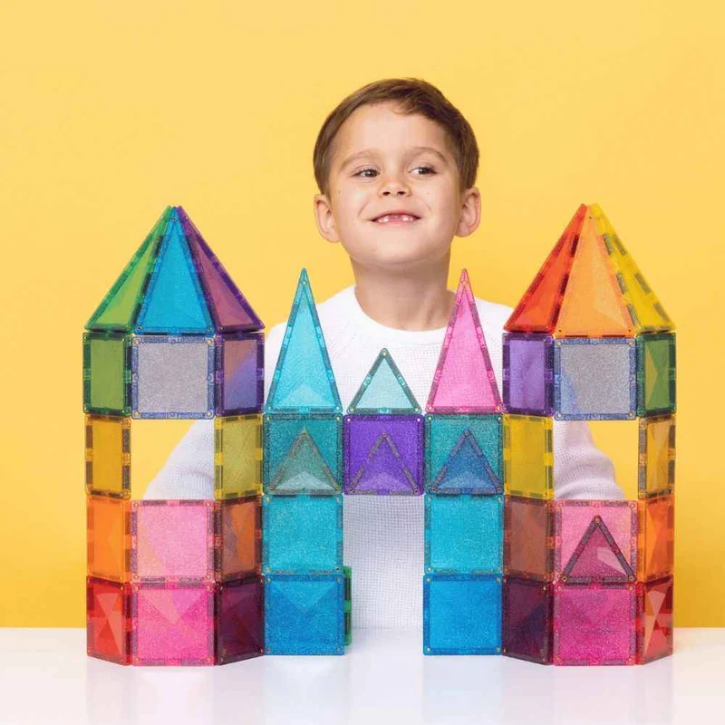 Magnetklötze – Glitter Castle Pack 48 Teile
