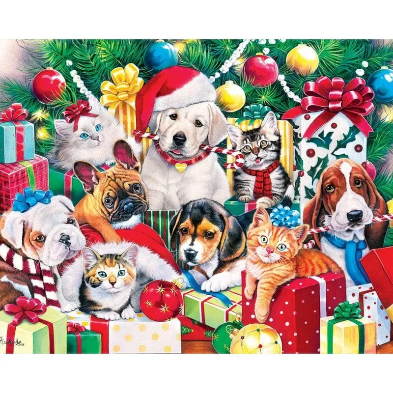 Holiday Puppies & Kitties Multipack (4x100pcs)