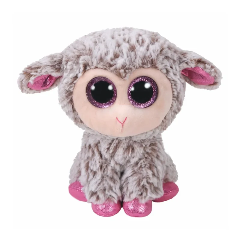 Beanie Boos - Dixie Lamm grau pink klein