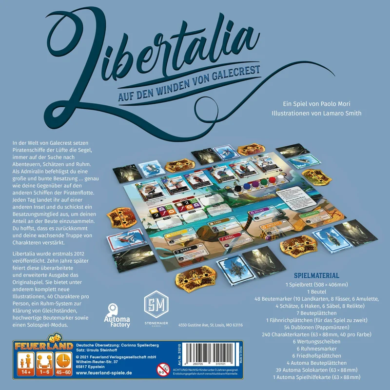 Libertalia: Auf den Winden von Galecrest
