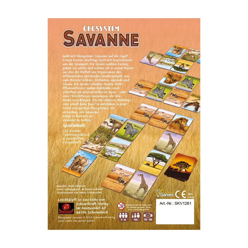 Ökosystem: Savanne, deutsch