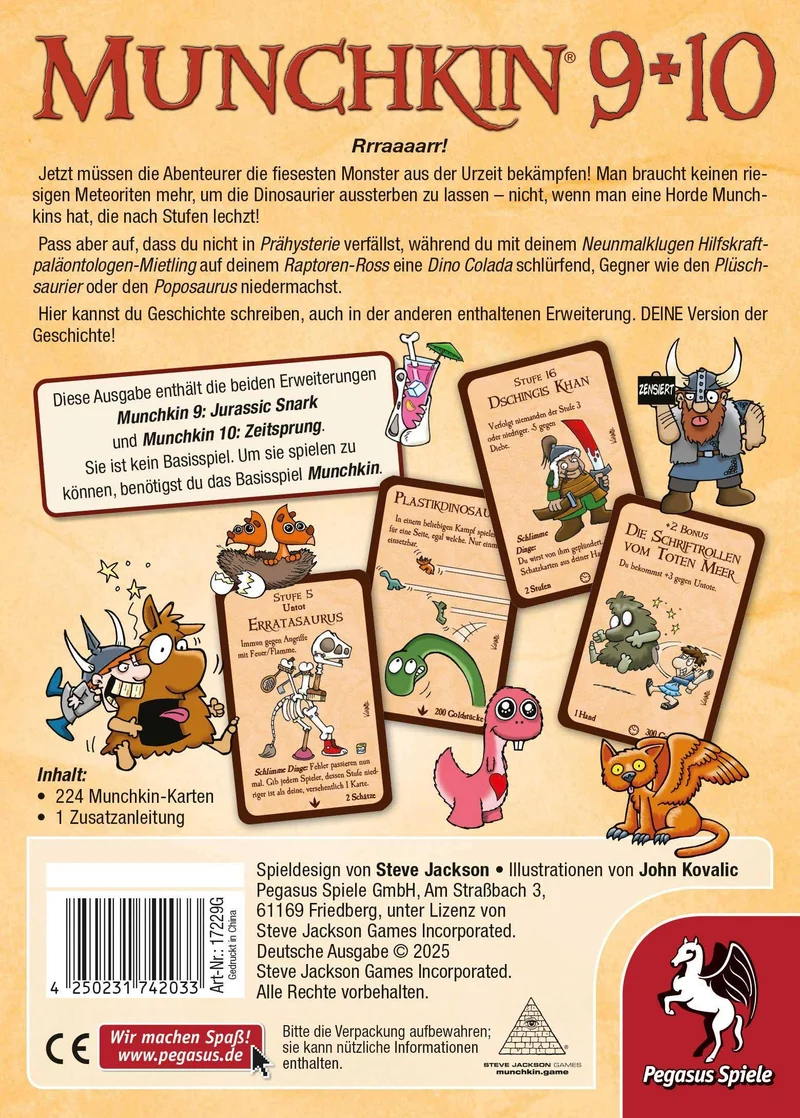 Munchkin 9+10, deutsch (Erw.)