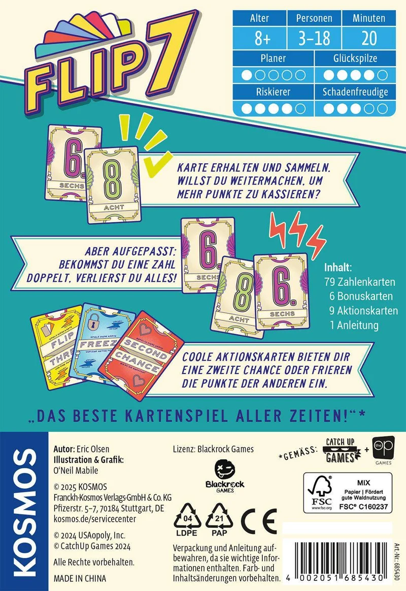 Flip 7, deutsch