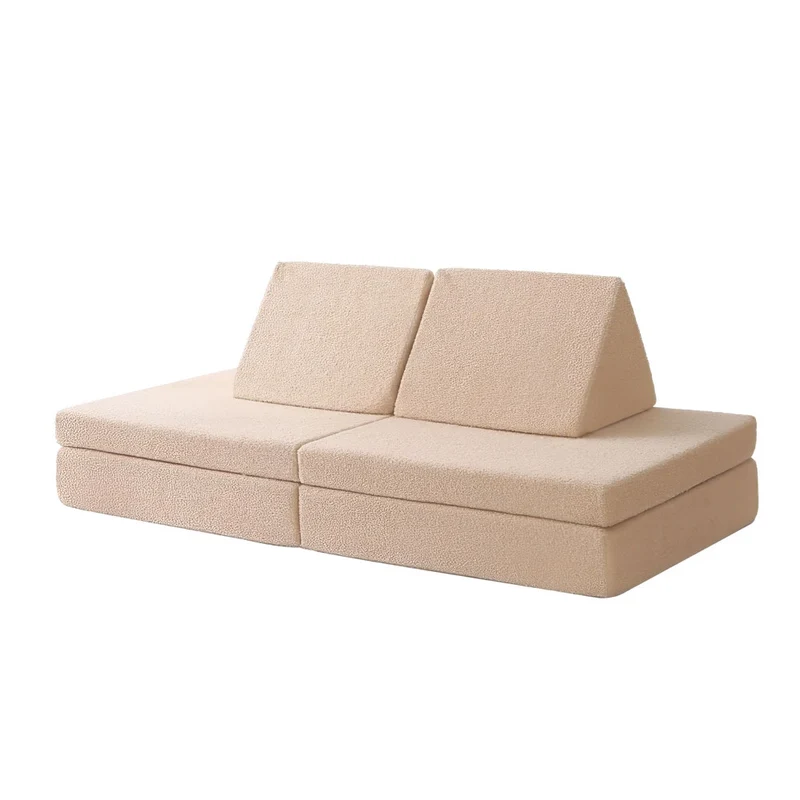 Hakuna Matte Kindersofa Teddy, modular, beige