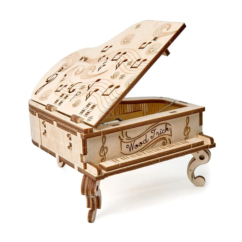 Wood Trick - Grand Piano - 3D - Modellbau