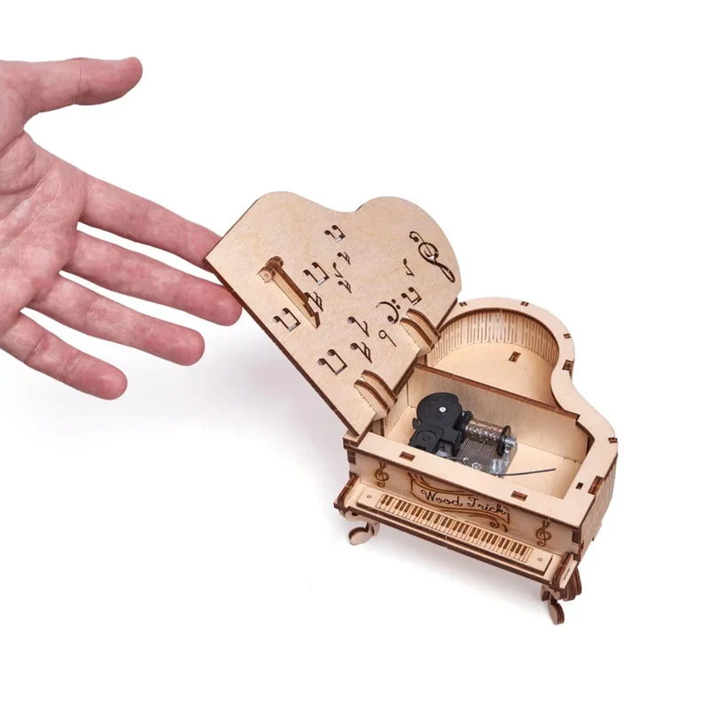 Wood Trick - Grand Piano - 3D - Modellbau