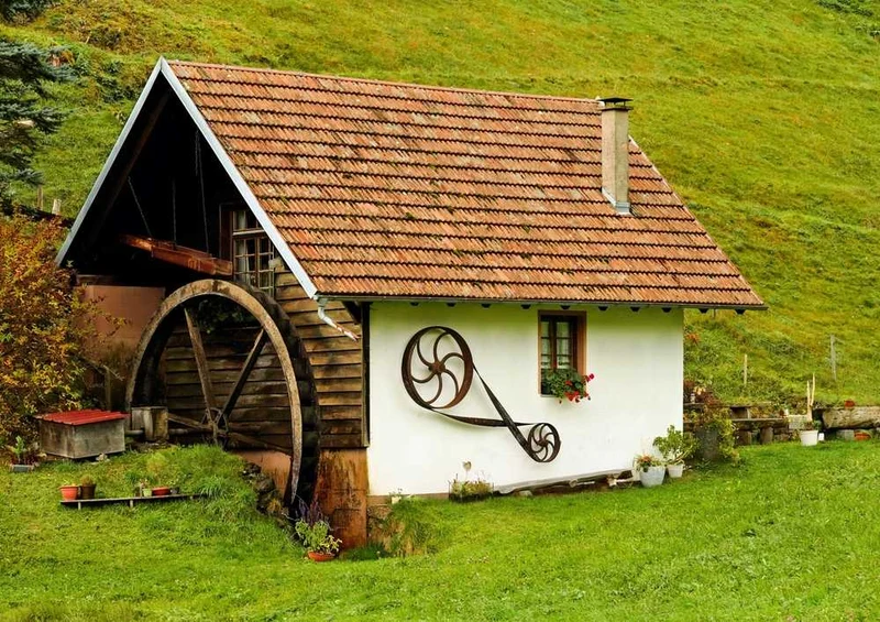 49624 Hintergründe - Wasserrad Puzzle