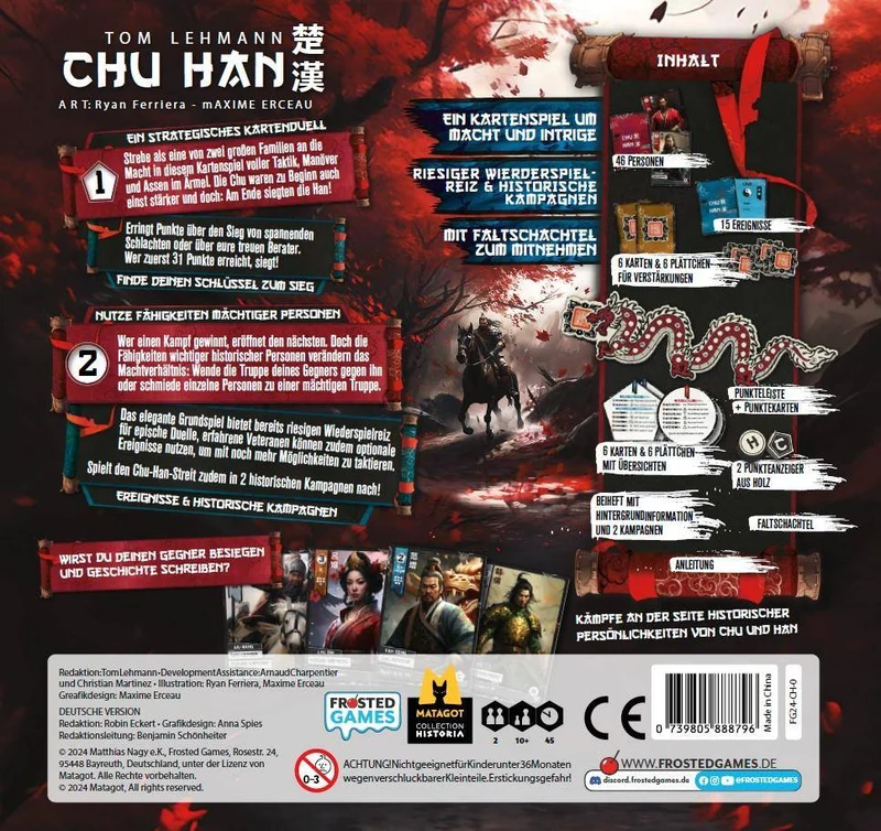 Chu Han – Duell der Dynastien, deutsch