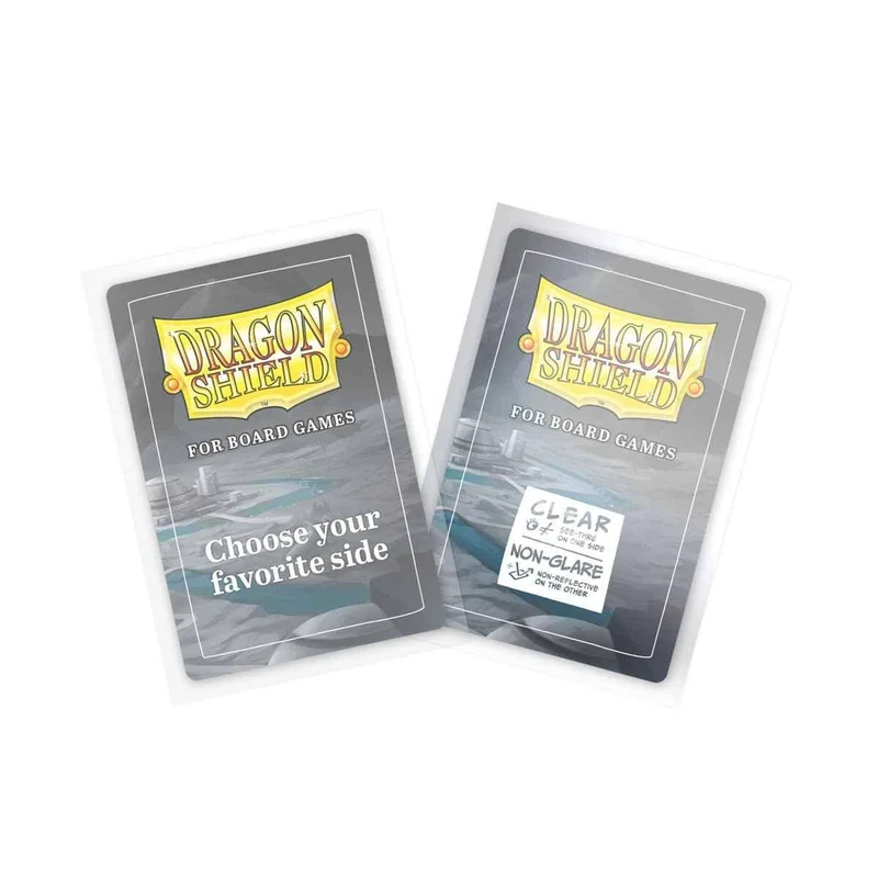 Dragon Shield: Board Game Sleeves Clear/NonGlare 45mm x 68mm (100)