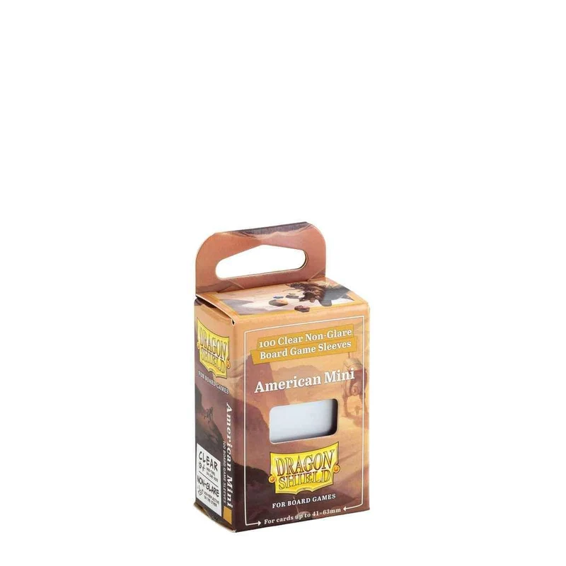 Dragon Shield: Board Game Sleeves Clear/NonGlare 41mm x 63mm (100)