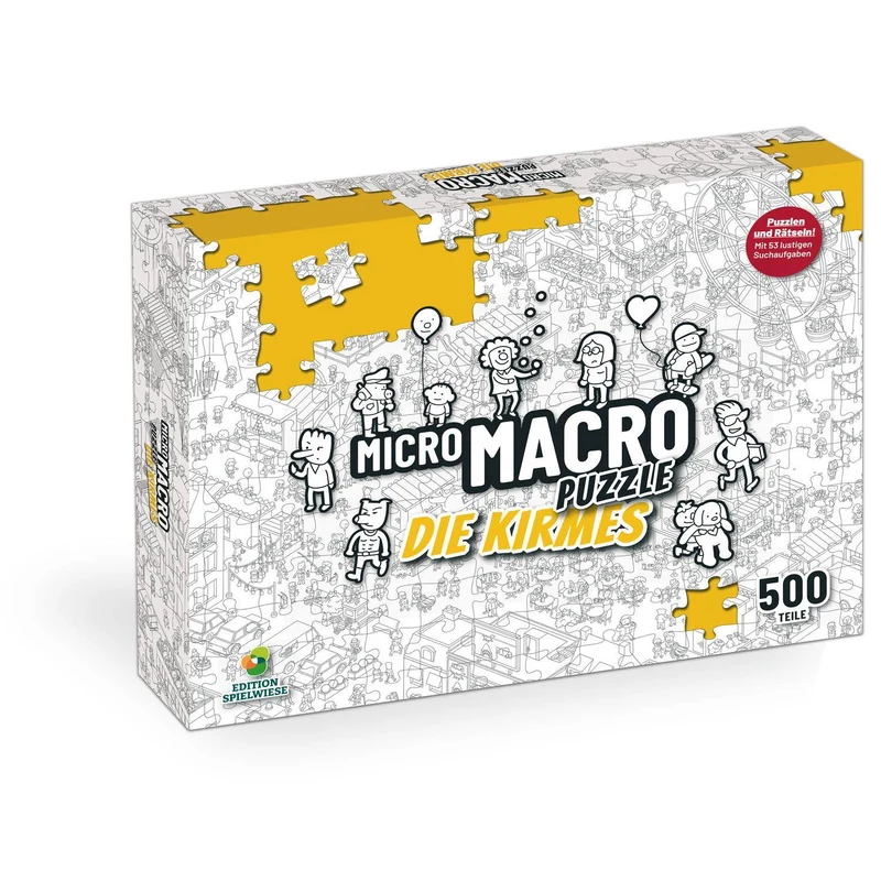 Nr. 1 - Die Kirmes - Micro Macro: Puzzle, deutsch