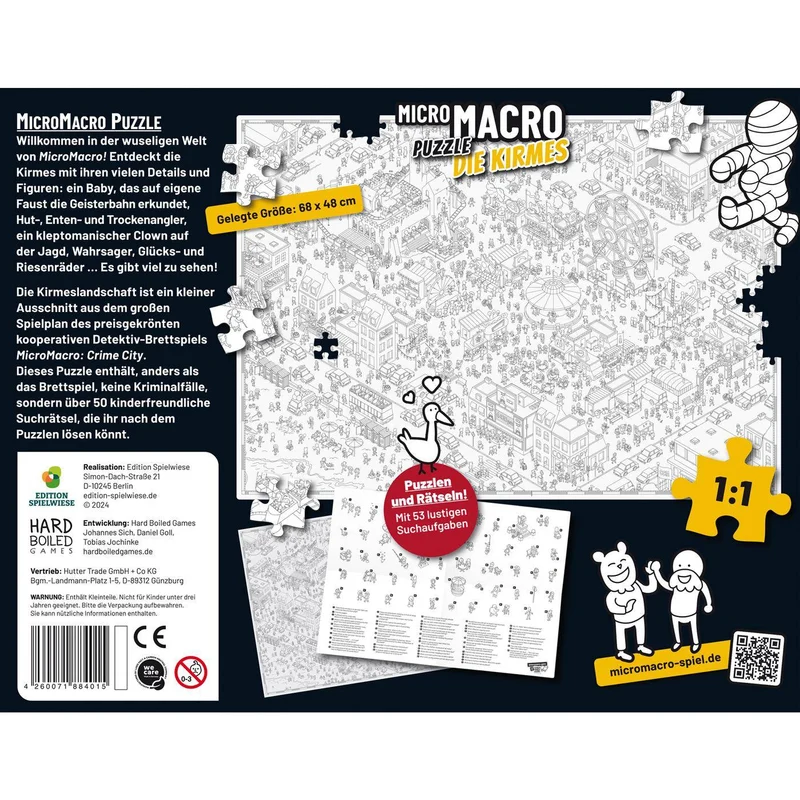 Nr. 1 - Die Kirmes - Micro Macro: Puzzle, deutsch