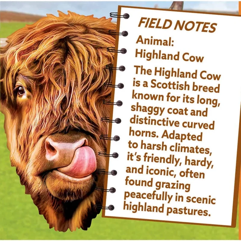 Highland Cow - Shaped (100pcs)