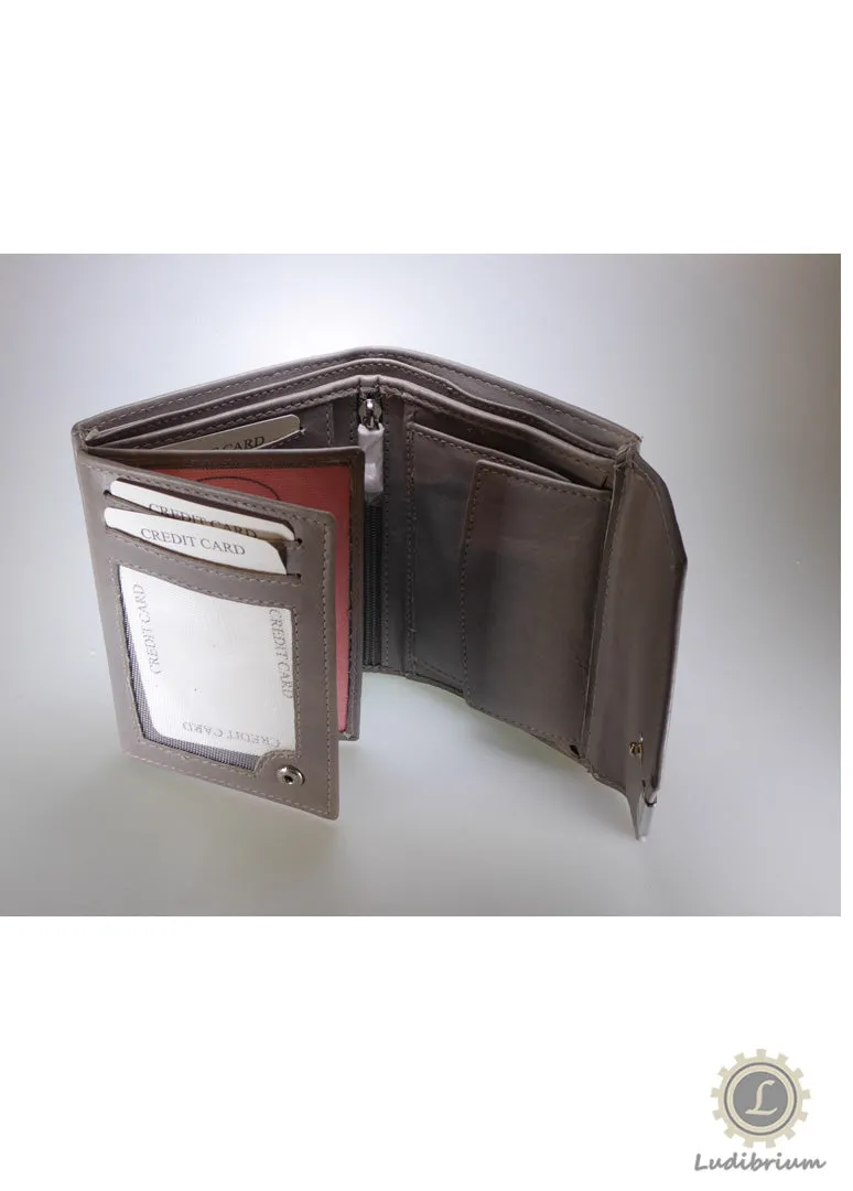 bb Klostermann 32412 - Geldbörse Leder grau
