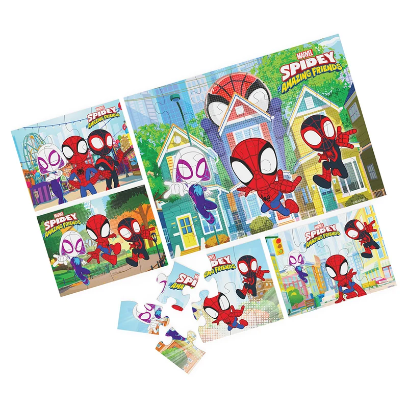 Spidey & Friends 5-in-1 Wood Puzzles