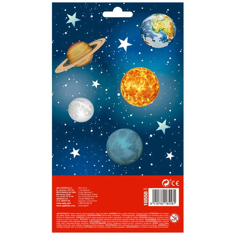 Holografische Aufkleber - Planeten