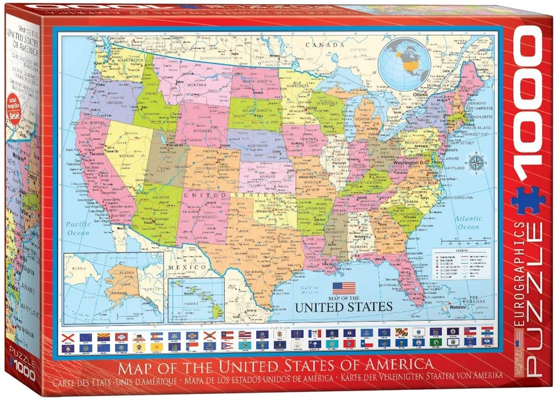Map of the United States of America