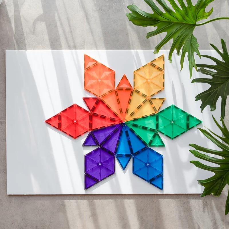 Magnetbausteine – Rainbow Geometry Pack 30 Teile