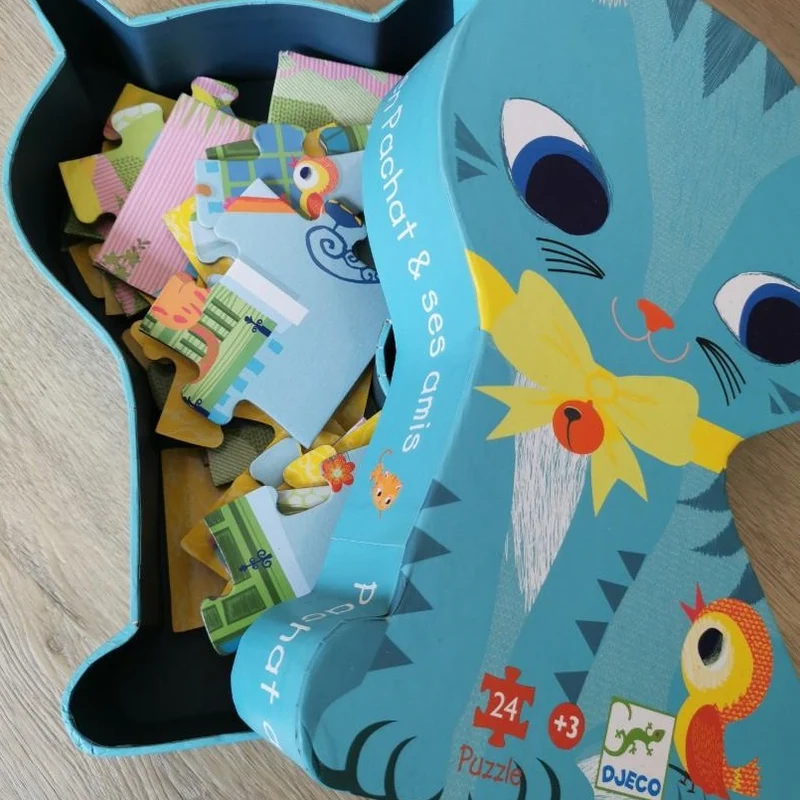 Puzzle in einer Box – Kätzchen und seine Freunde