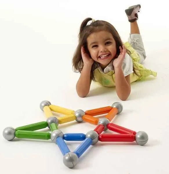 Magnetische Bausteine SmartMax – 6 kurze & 6 lange Stäbe – 12 Teile