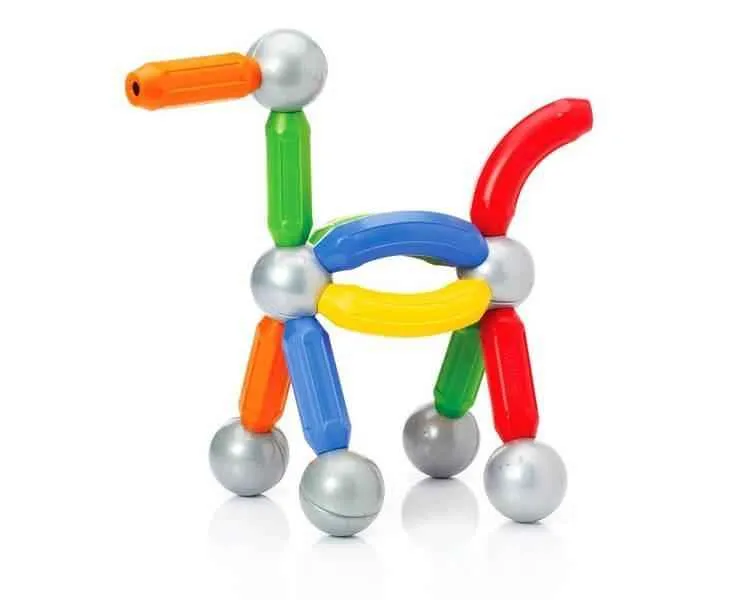 Magnetische Bausteine SmartMax – 6 kurze & 6 lange Stäbe – 12 Teile