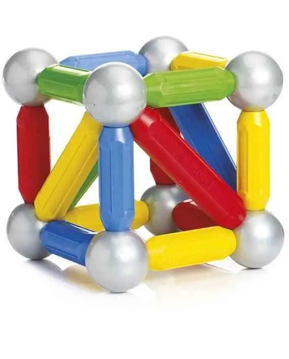 Magnetische Bausteine SmartMax – 6 kurze & 6 lange Stäbe – 12 Teile