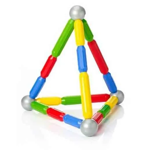 Magnetische Bausteine SmartMax – 6 kurze & 6 lange Stäbe – 12 Teile