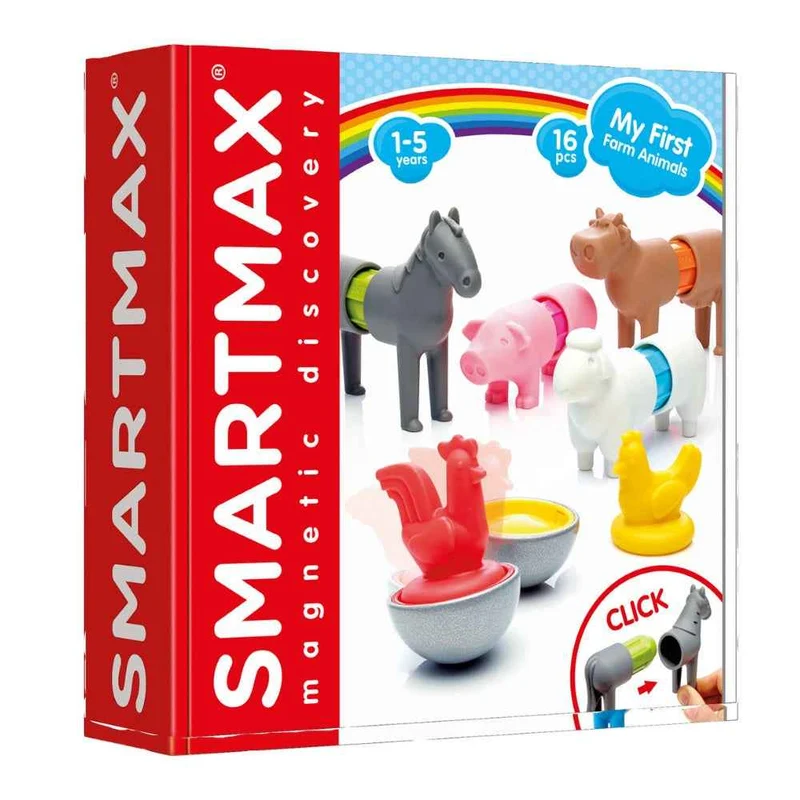 Magnetische Bausteine SmartMax – My First Farm Animals