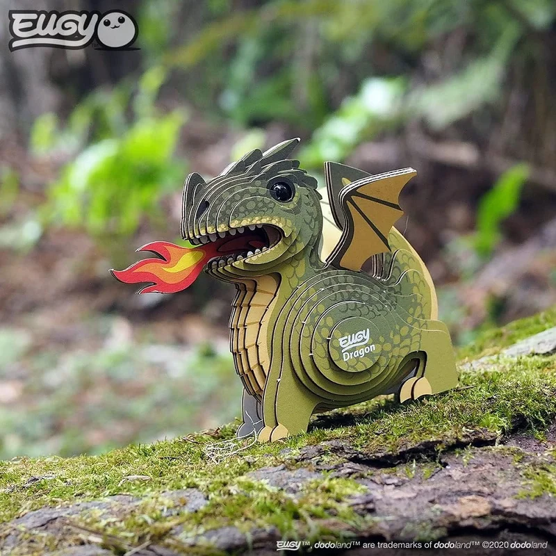 Öko-Puzzle 3D – Drache