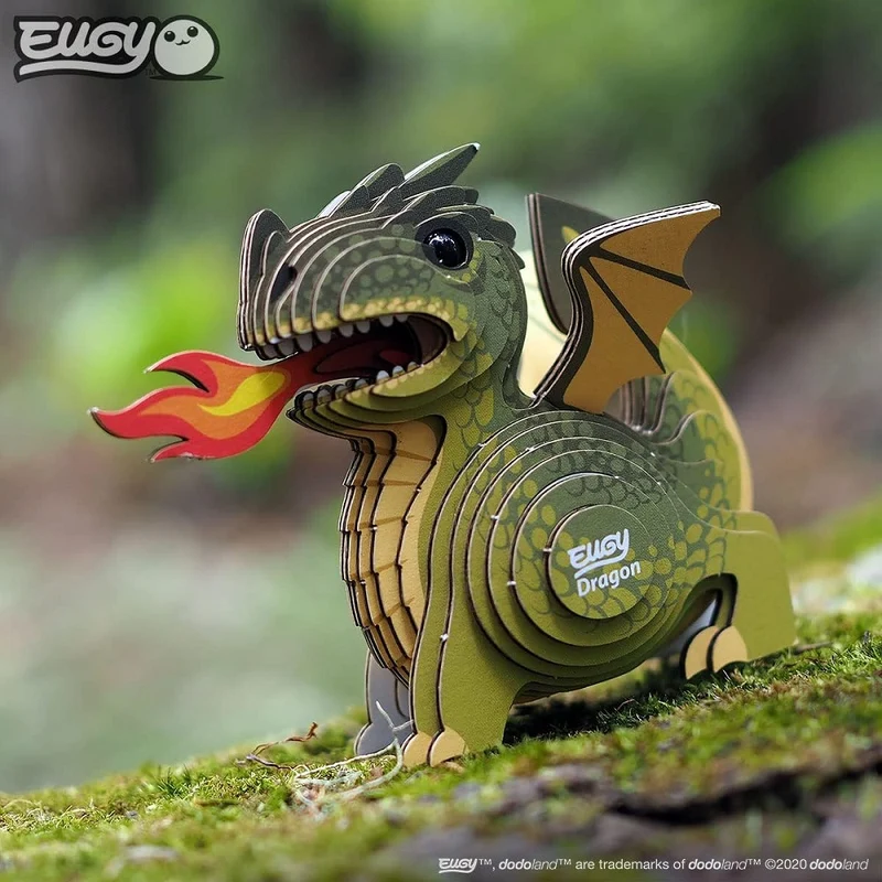 Öko-Puzzle 3D – Drache