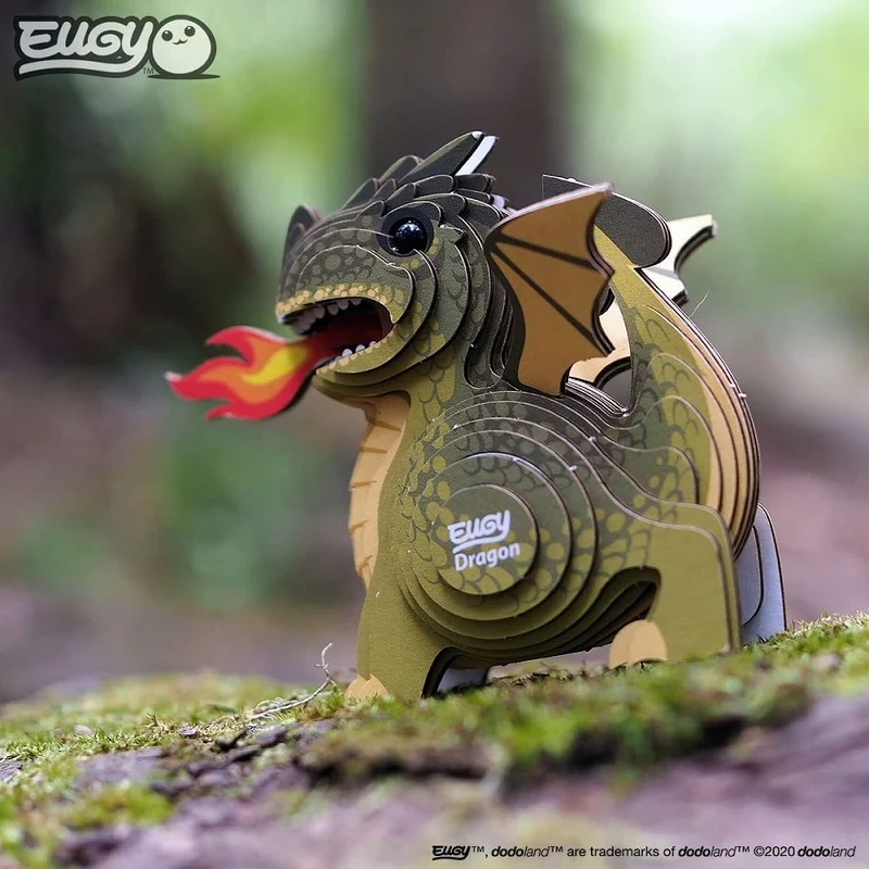Öko-Puzzle 3D – Drache