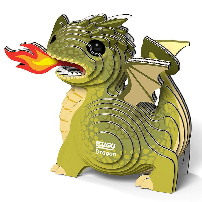 Öko-Puzzle 3D – Drache