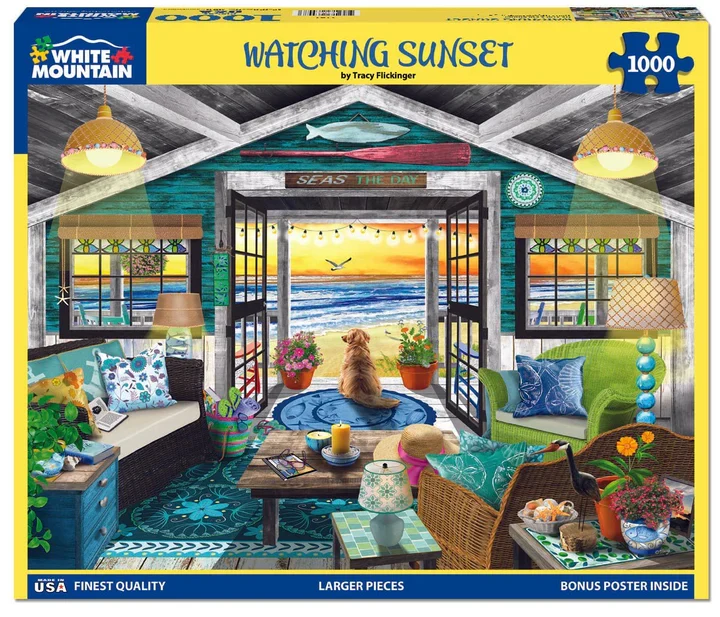 Watching Sunset, Tracy Flickinger (1000pcs)