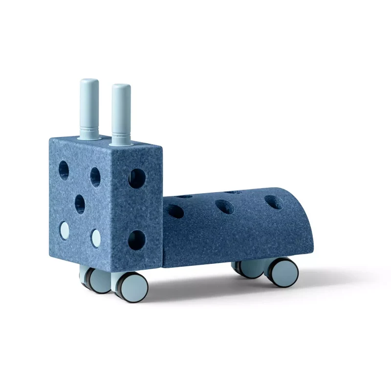 Kreative Bausteine zur Förderung der Grobmotorik Tiny Ride – blau