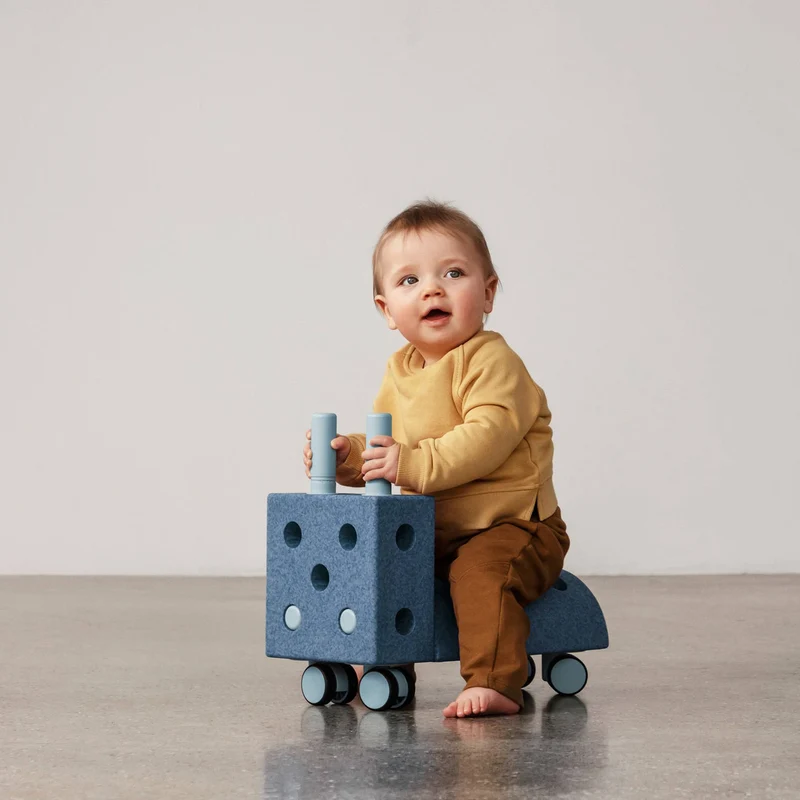Kreative Bausteine zur Förderung der Grobmotorik Tiny Ride – blau