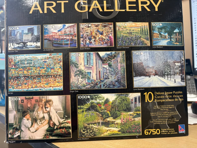 PFG ART GALLERY 10-in-1 (Usage/Used - PUZZLES FOR GOOD)(6750)