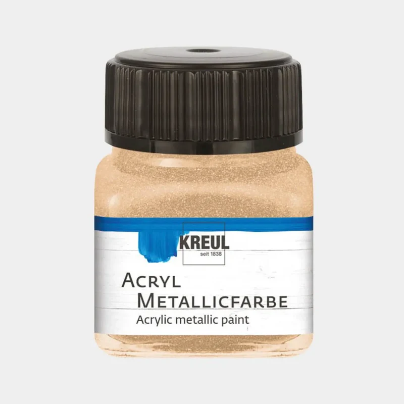 KREUL - Acryl Metallicfarbe Champagner 20 ml