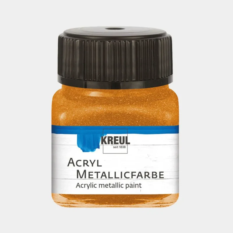 KREUL - Acryl Metallicfarbe Goldbronce 20 ml
