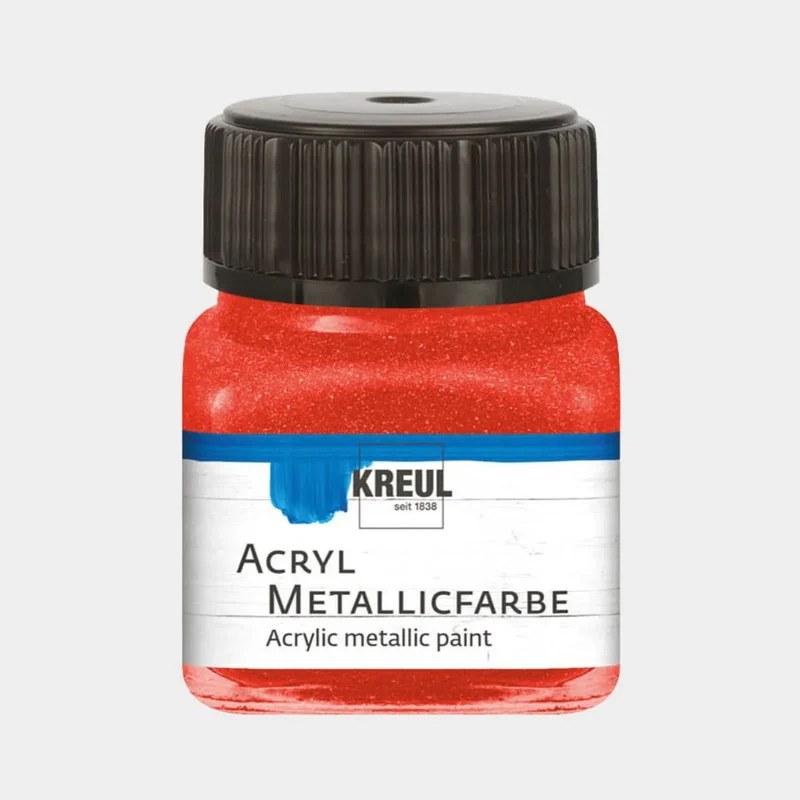 KREUL - Acryl Metallicfarbe Rot 20 ml