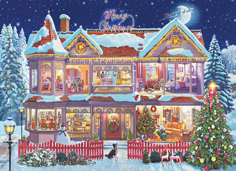 PFG Getting Ready for Christmas (Se Préparer à Noël), Steve Crisp (Usage/Used - PUZZLES FOR GOOD)