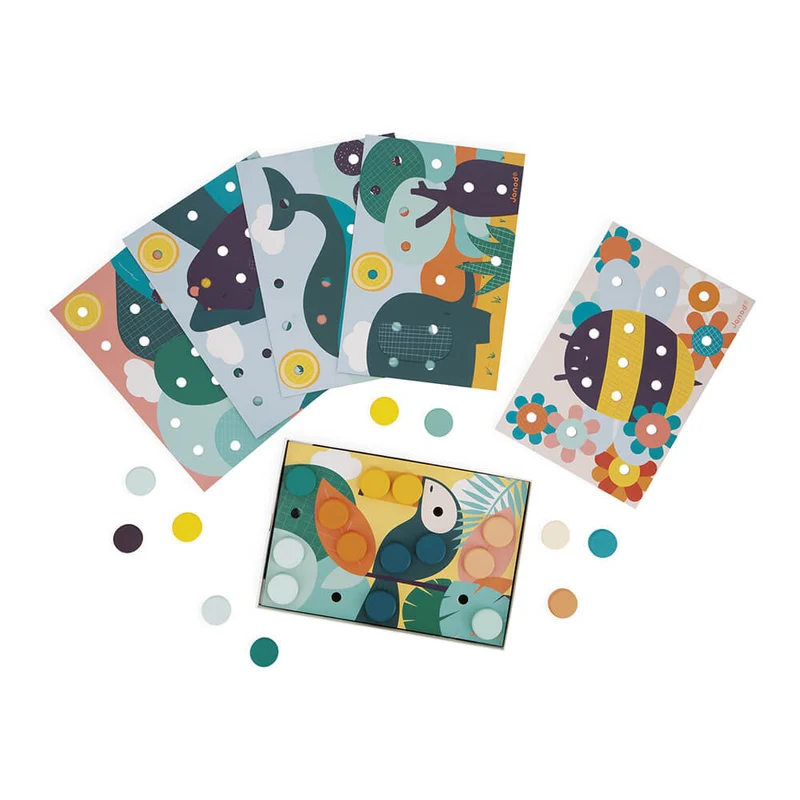 Erstes Holz-Mosaik-Puzzle