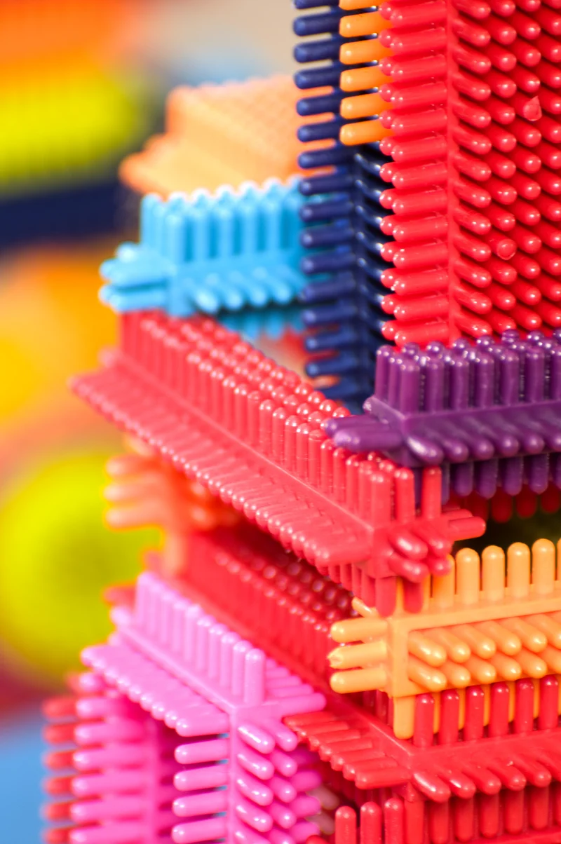 Stachelblöcke in einer Tasche – Bristle Block Stackadoos
