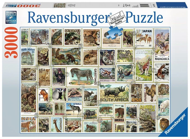 PFG Ravensburger Animal Stamps (3000 pcs) (UsageUsed – PUZZLES FOR GOOD)