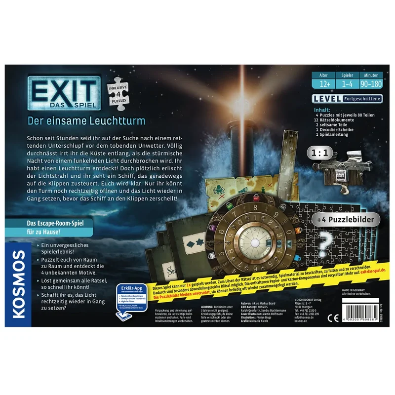 Kosmos EXIT - Exit das Spiel + Puzzle - Der einsame Leuchtturm