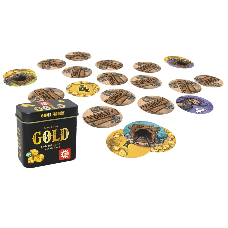 Game Factory - Gold - pfiffiges Memospiel