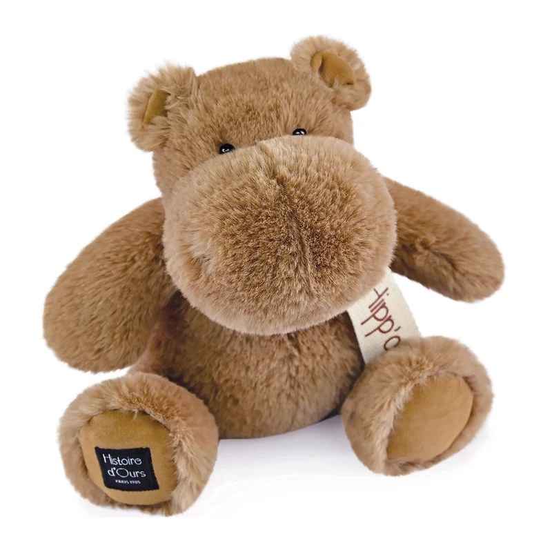 Doudou Hippo schokolade 25cm
