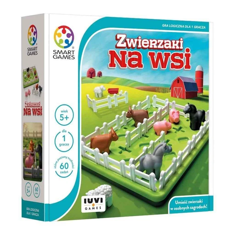 Logikspiel Smart Games – Tiere auf dem Bauernhof (PL)