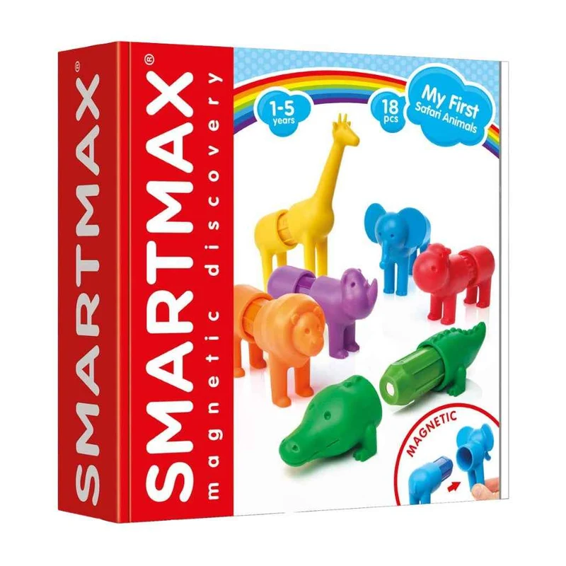 Magnetische Bausteine SmartMax – My First Safari Animals