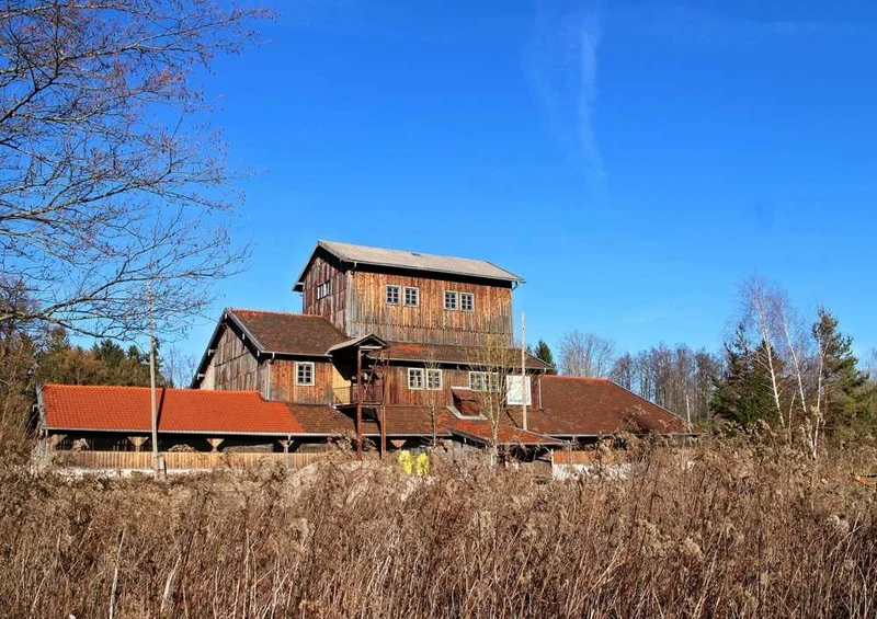 54524 Hintergründe - Bauernhaus Puzzle