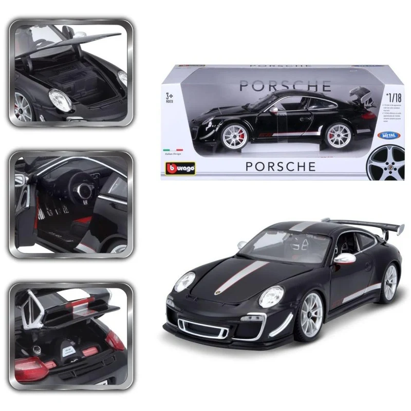 Bburago Porsche 911 GT3 RS 4.0 schwarz 1/18